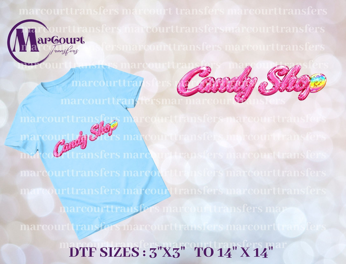 DTF-CANDY SHOP RAINBOW