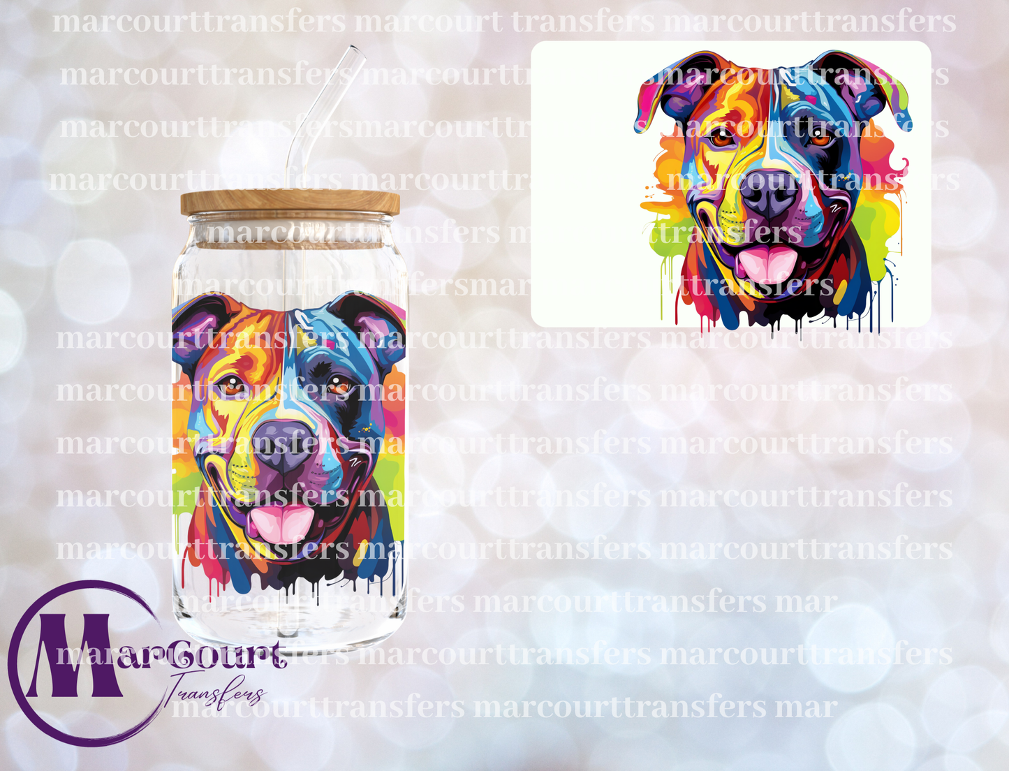 AMERICAN PIT BULL 1-DECAL-UV DTF CUP WRAP