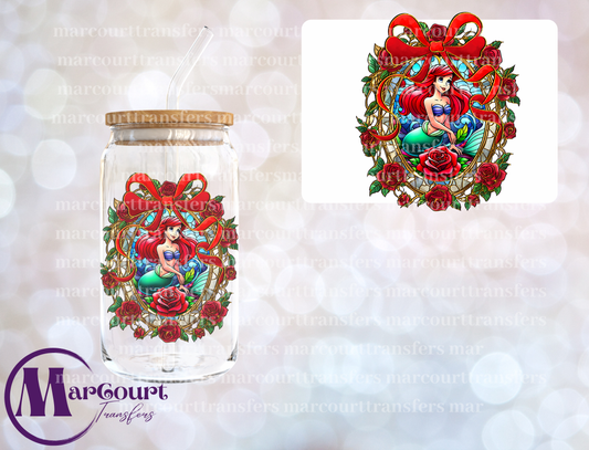 ARIEL ROSES MIRROR-DECAL-UV DTF CUP WRAP