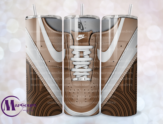 AIR FORCE 1 CHOCOLATE-20 0Z-UV DTF CUP WRAP