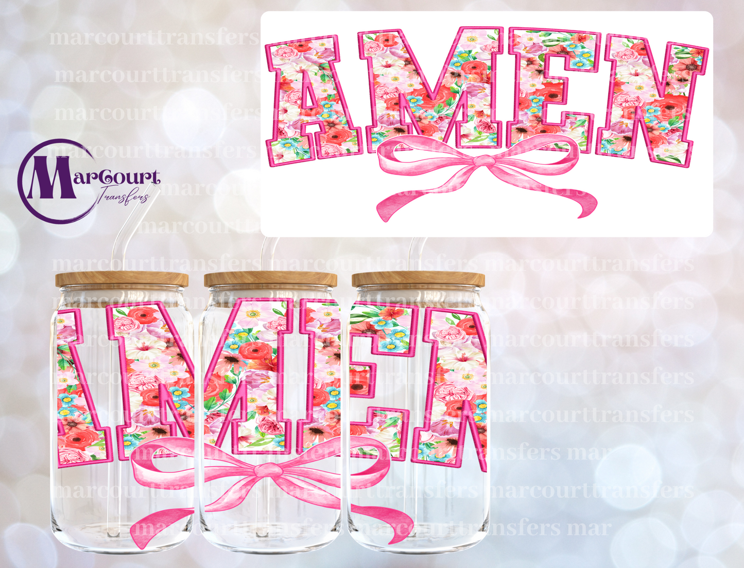 AMEN-16 0Z-UV DTF CUP WRAP