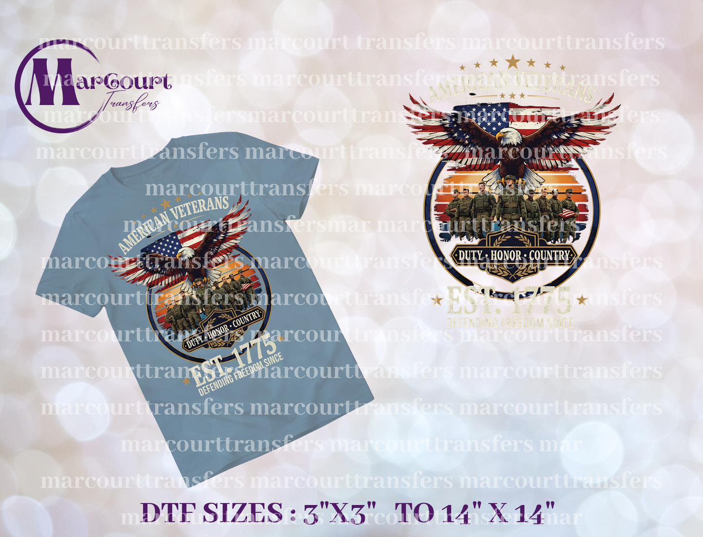 DTF-AMERICAN VETERANS EST. 1775