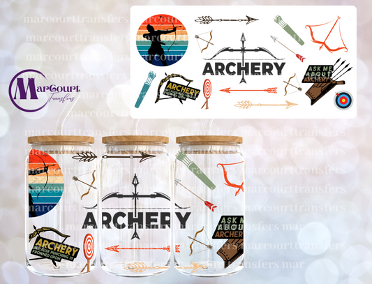 ARCHERY-16 0Z-UV DTF CUP WRAP