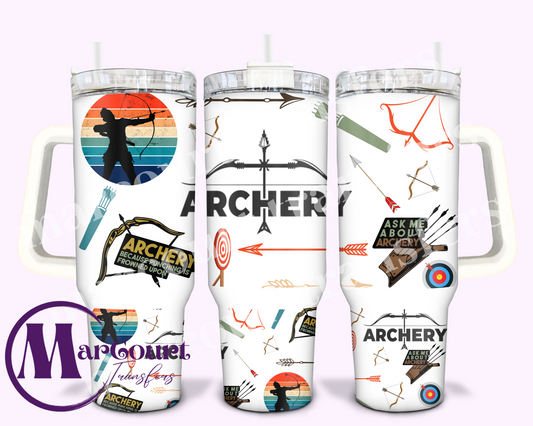 ARCHERY-40 0Z-UV DTF CUP WRAP