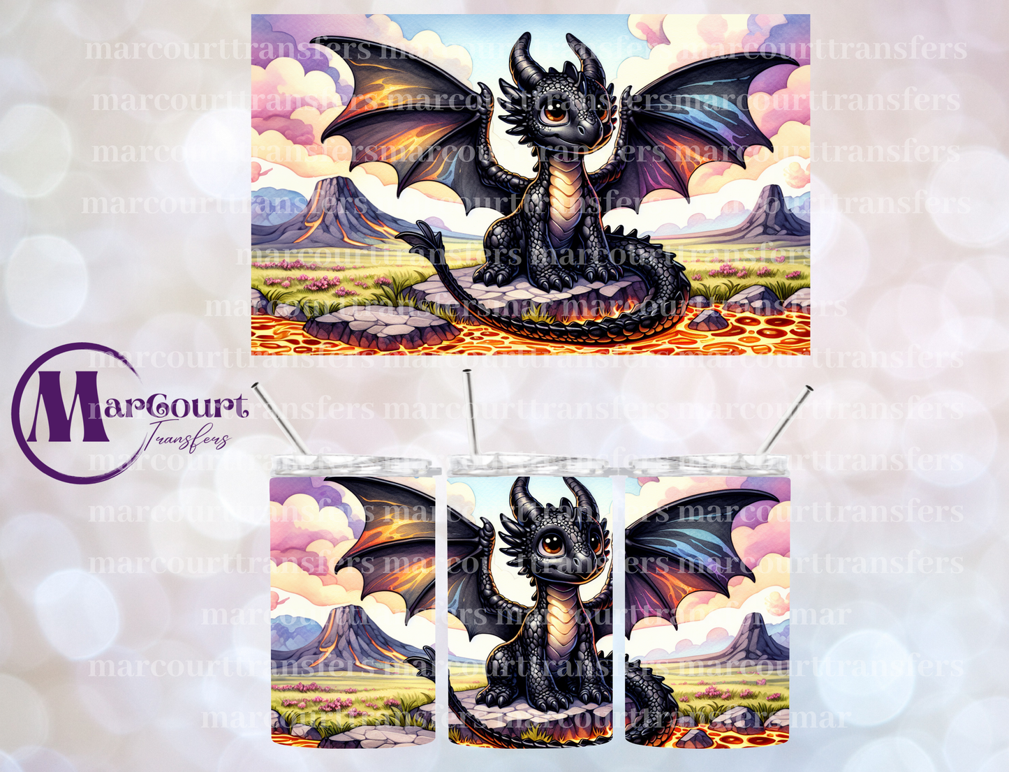 BABY DRAGON-12 OZ TUMBLER SUBLIMATION