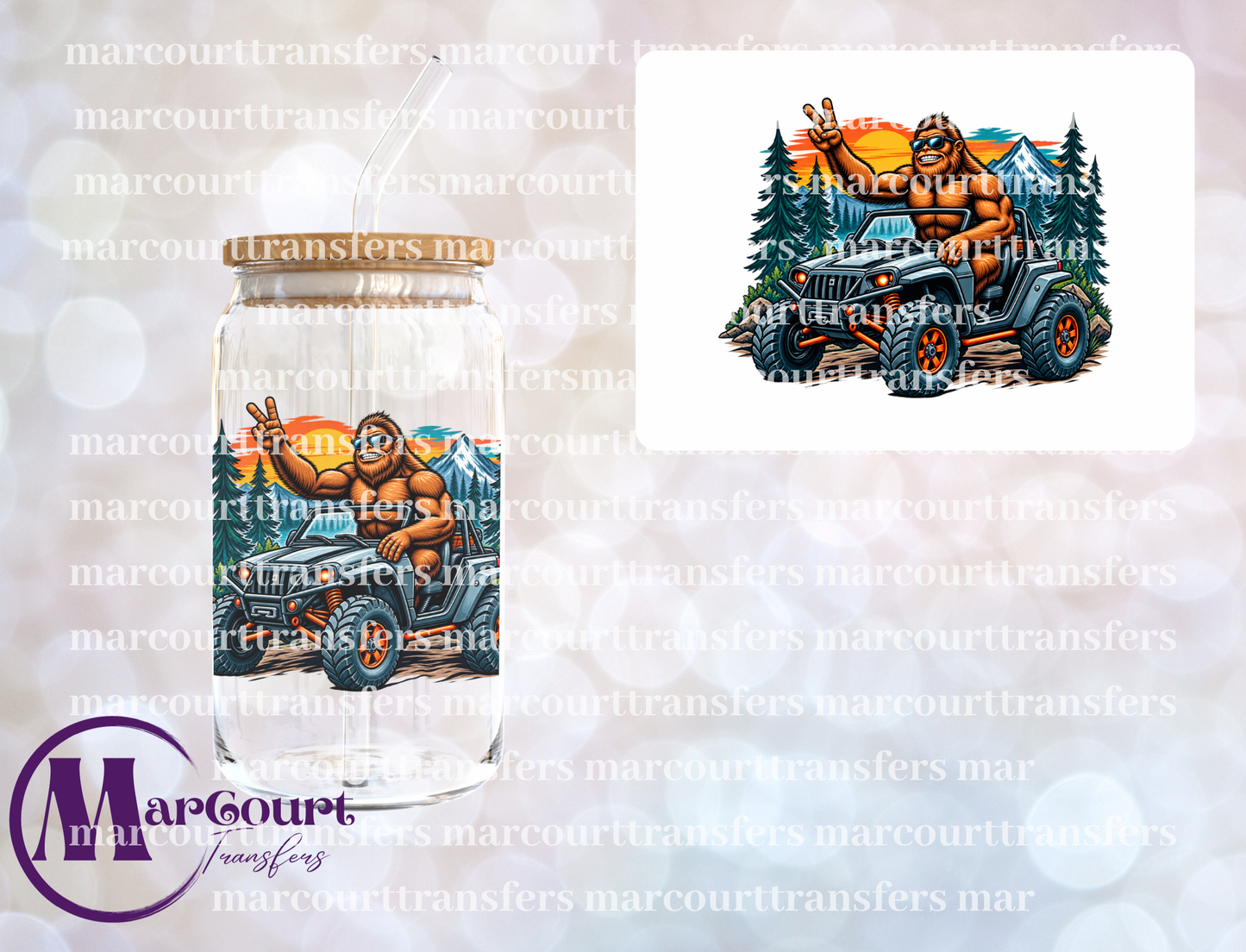 BIGFOOT OFF ROADING-UV DTF CUP WRAP