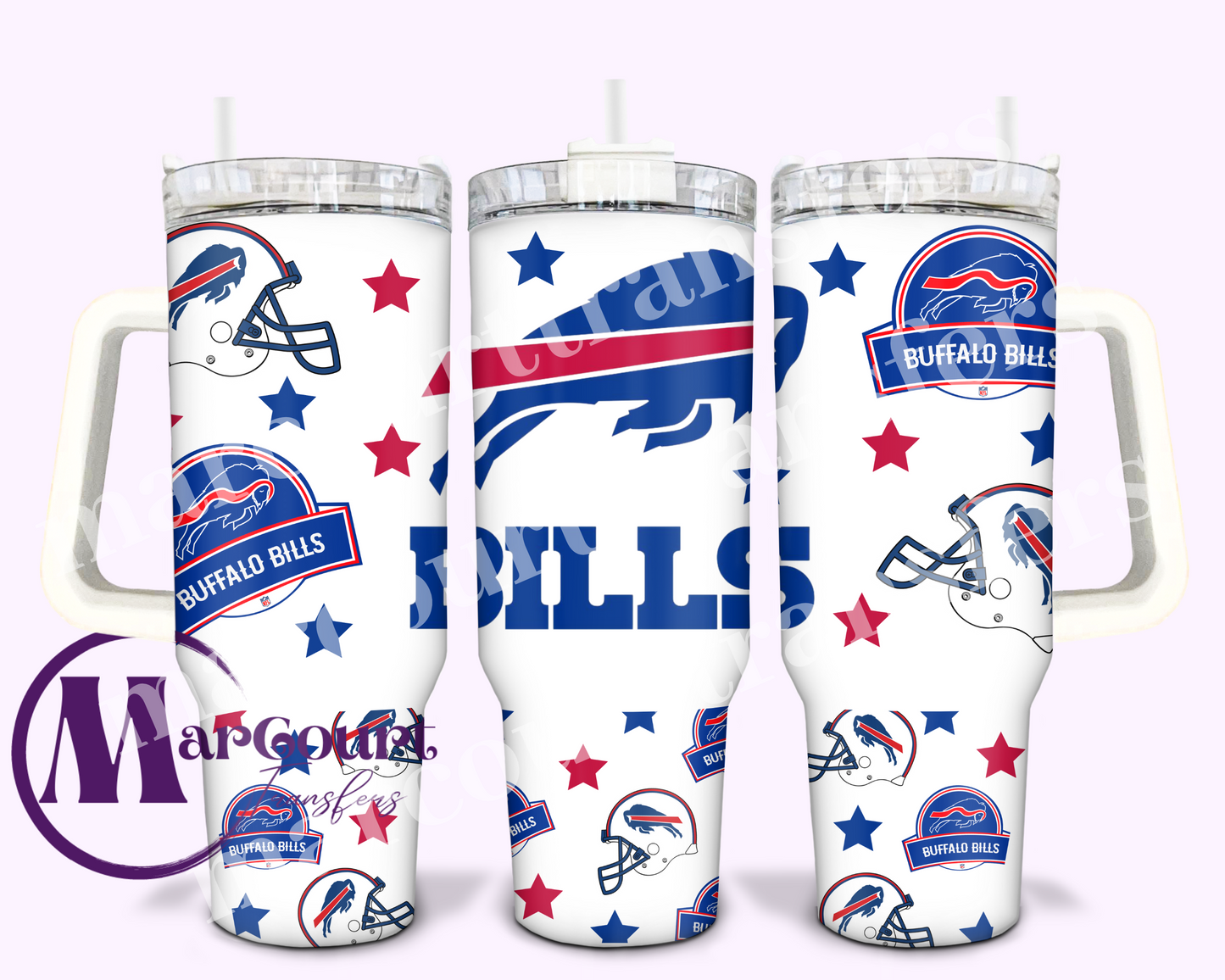 BUFFALO BILLS-40 OZ-UV DTF CUP WRAP