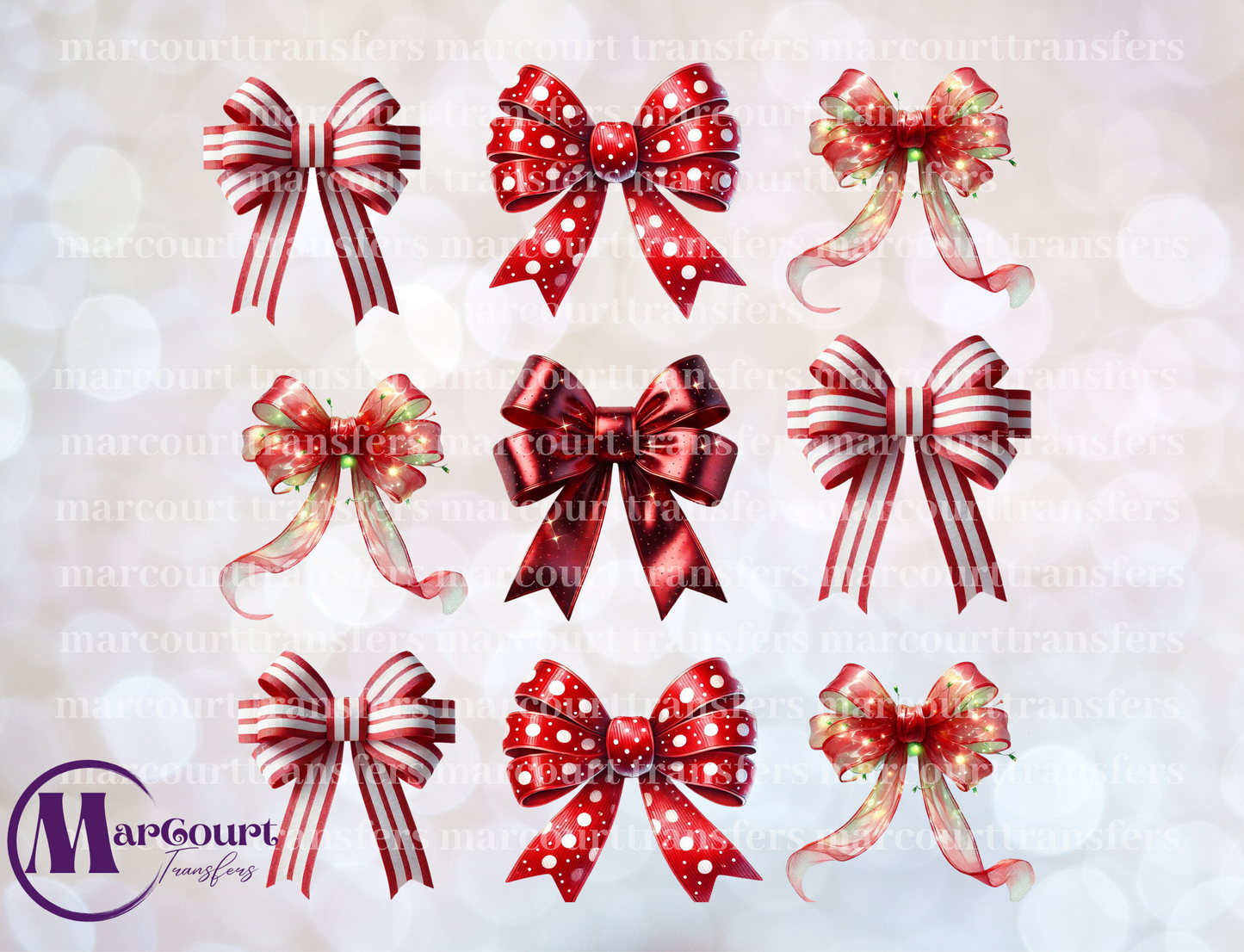 CHRISTMAS BOW ELEMENTS