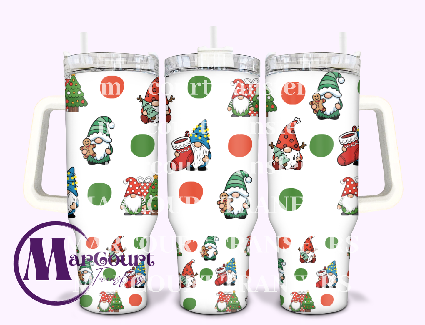 CHRISTMAS GNOME 3-40 0Z-UV DTF CUP WRAP