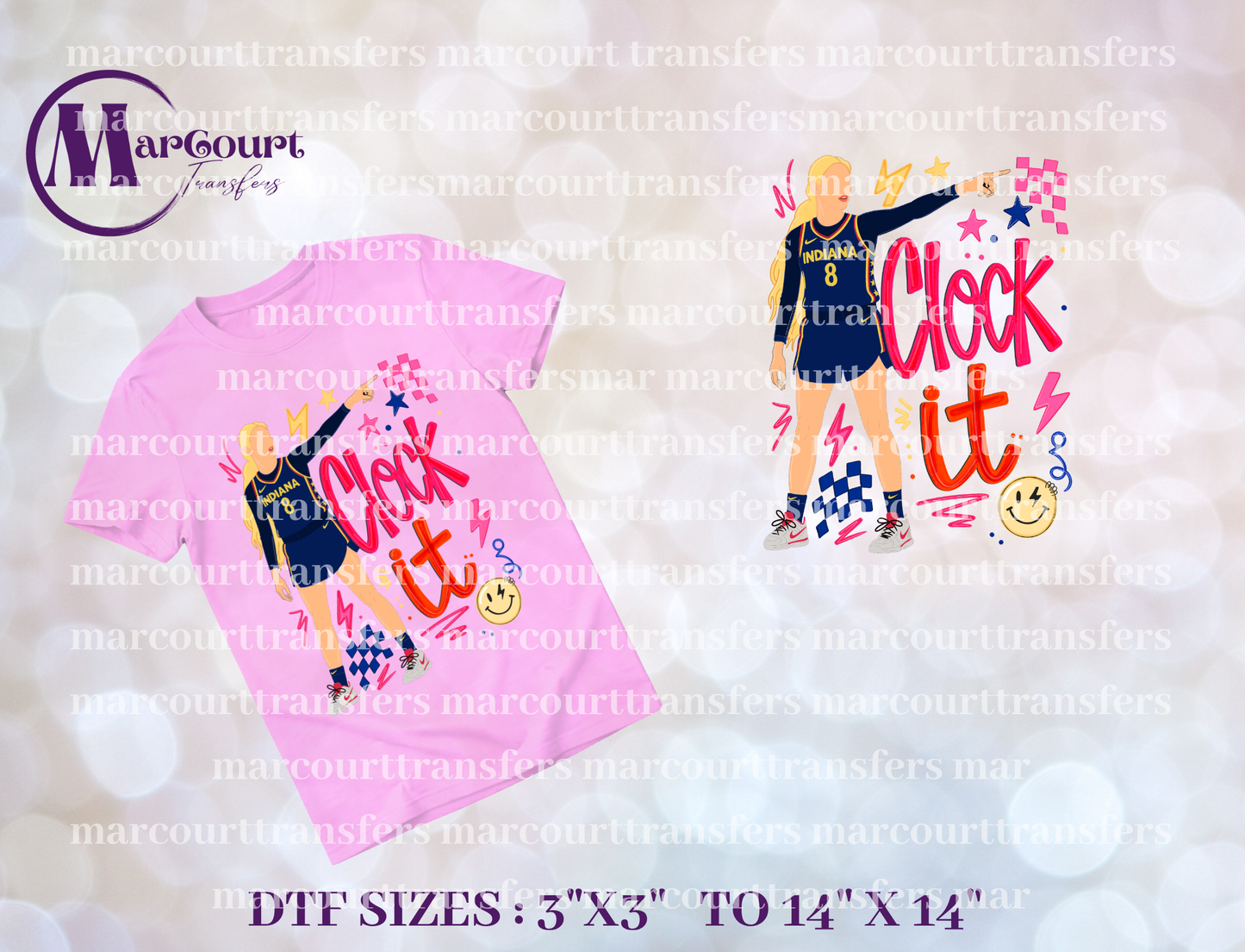 DTF-CLOCK IT SOPHIE CUNNINGHAM
