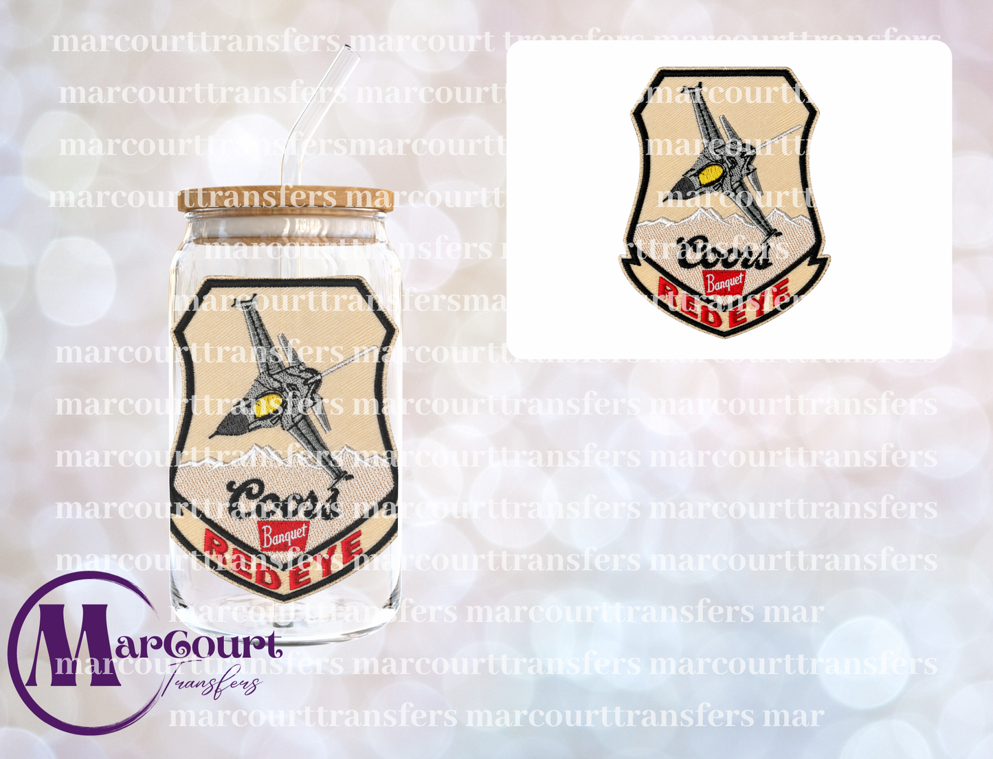 COORS BANQUET RED EYE-UV DTF CUP WRAP