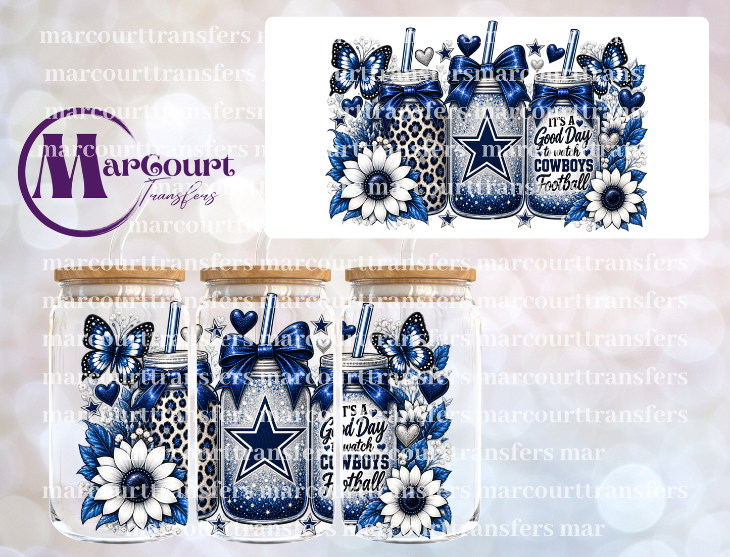 COWBOY CUPS-16 0Z-UV DTF CUP WRAP
