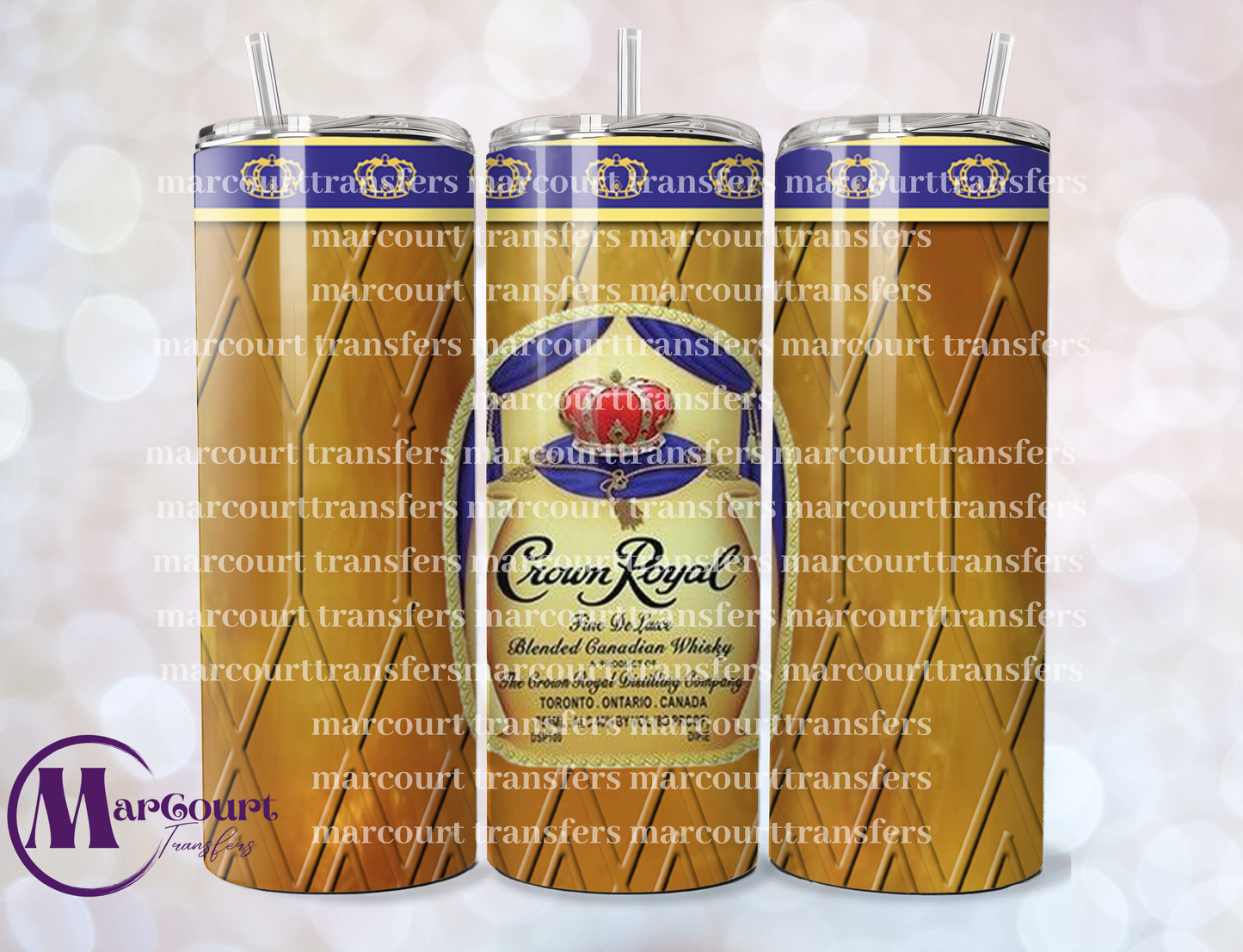 CROWN ROYAL-20 OZ-UV DTF CUP WRAP