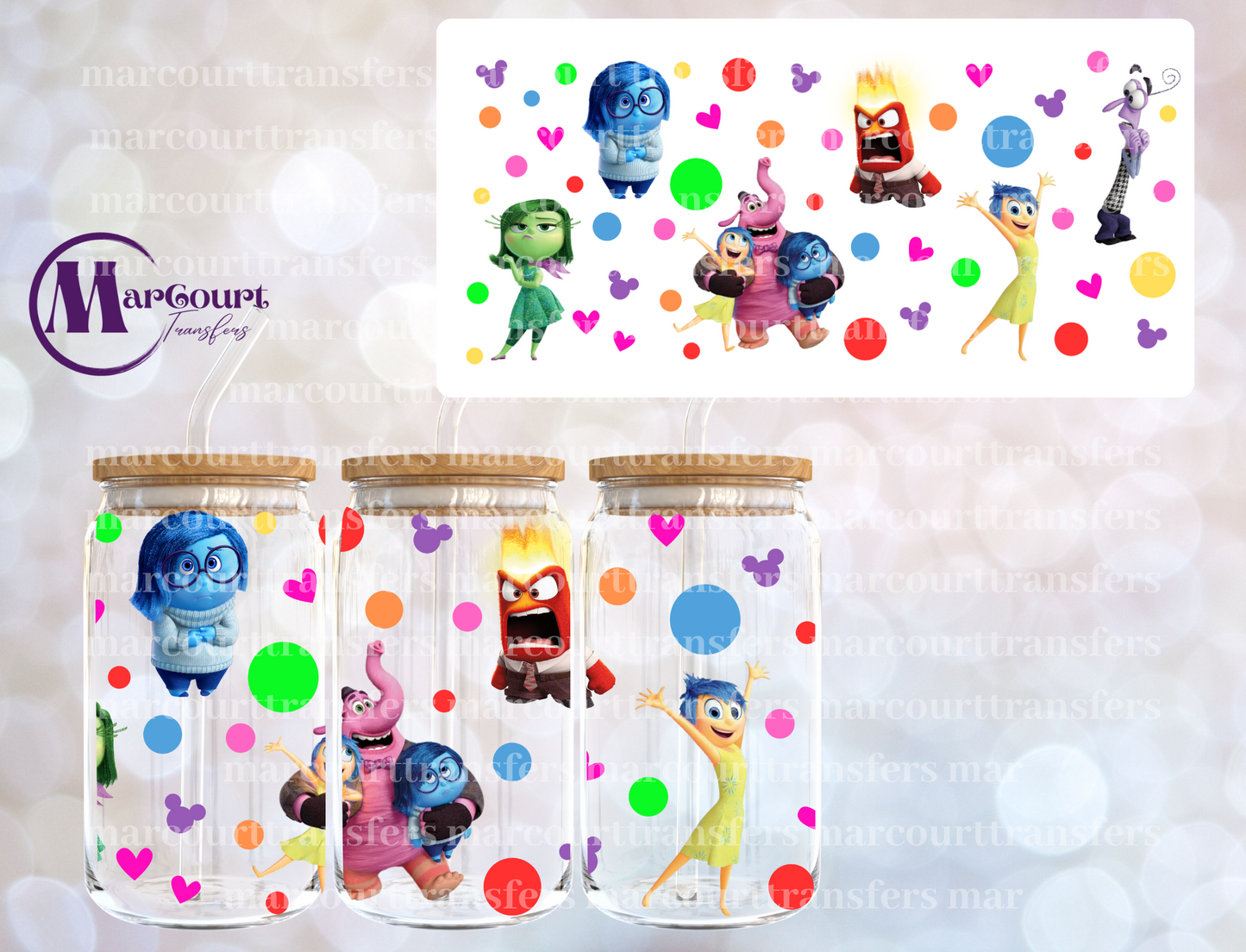 CUTE EMOTIONS 1-16 0Z-UV DTF CUP WRAP