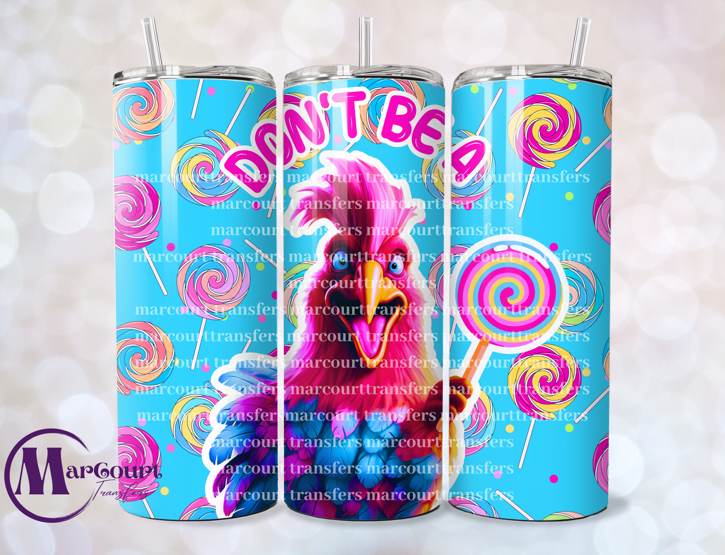 DON'T BE A COCK SUCKER-SKINNY TUMBLER TRANSFER
