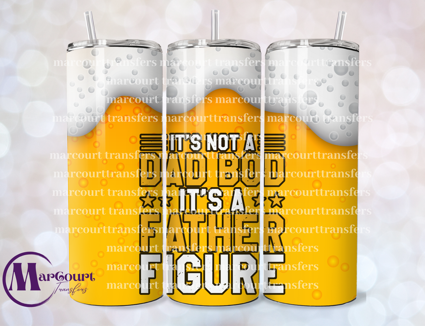 DAD BOD-20 OZ-UV DTF CUP WRAP