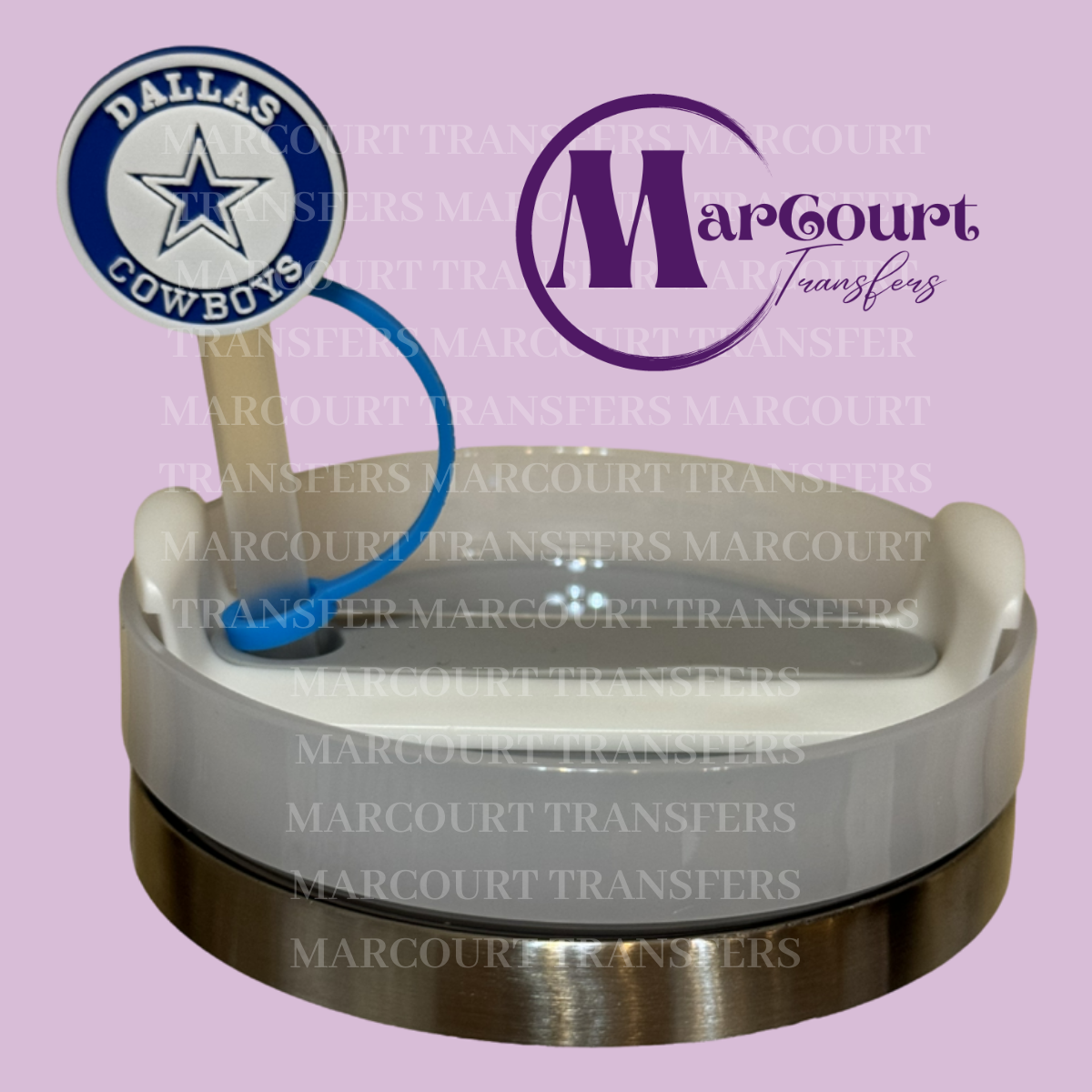 DALLAS COWBOYS- STRAW TOPPER