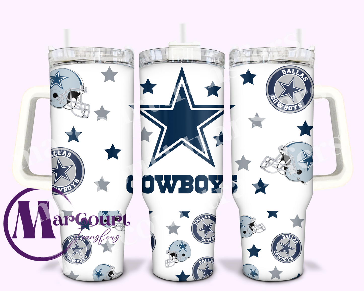 DALLAS COWBOYS-40 OZ-UV DTF CUP WRAP