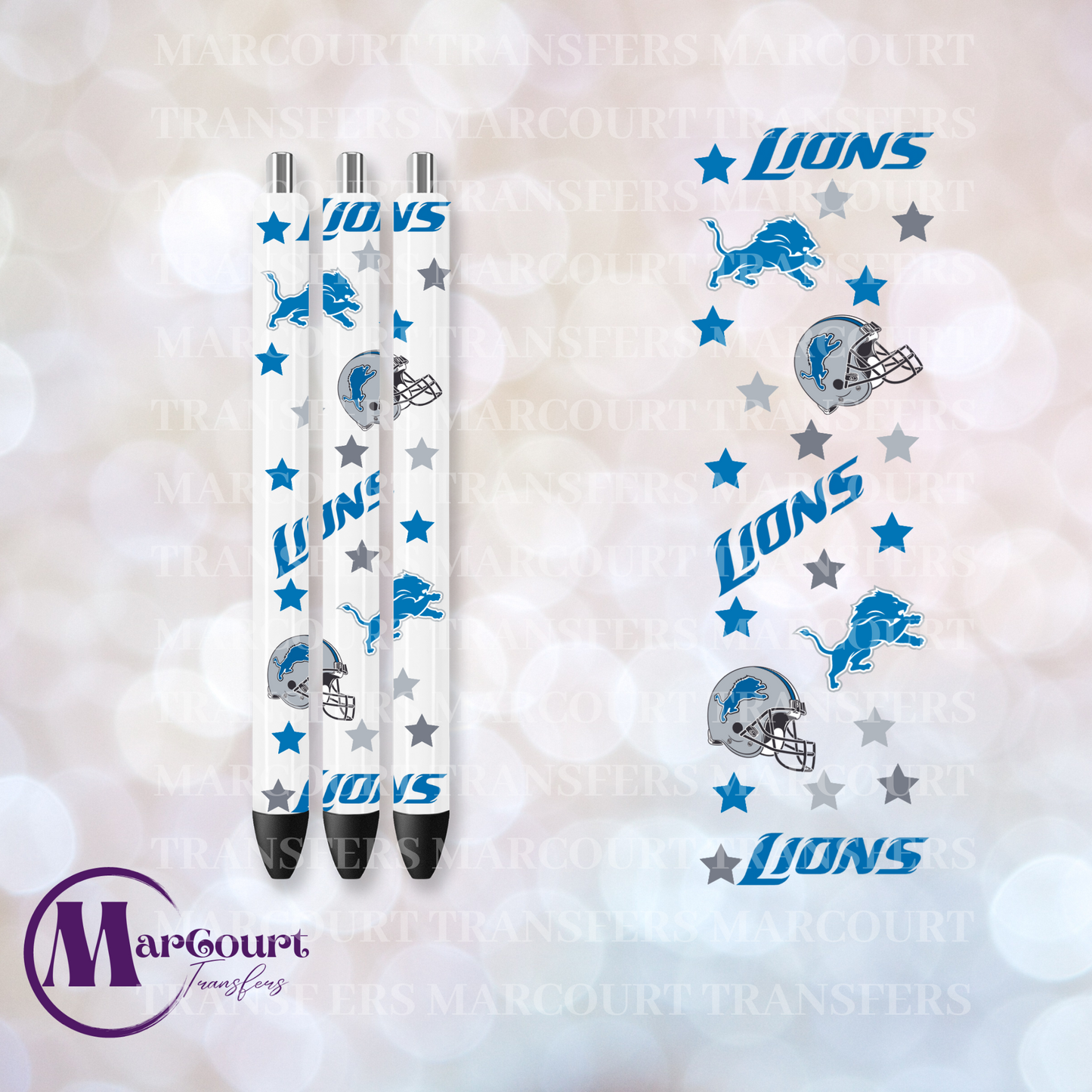 DETROIT LIONS PEN- UV PEN WRAP