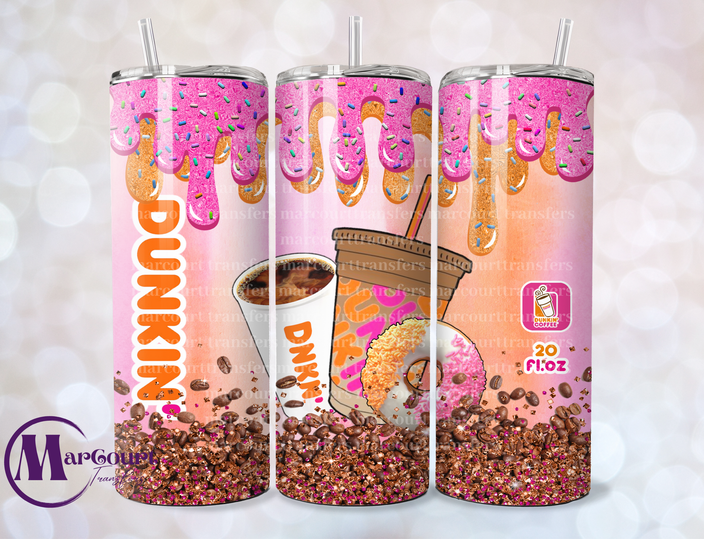 DUNKIN-SKINNY TUMBLER TRANSFER