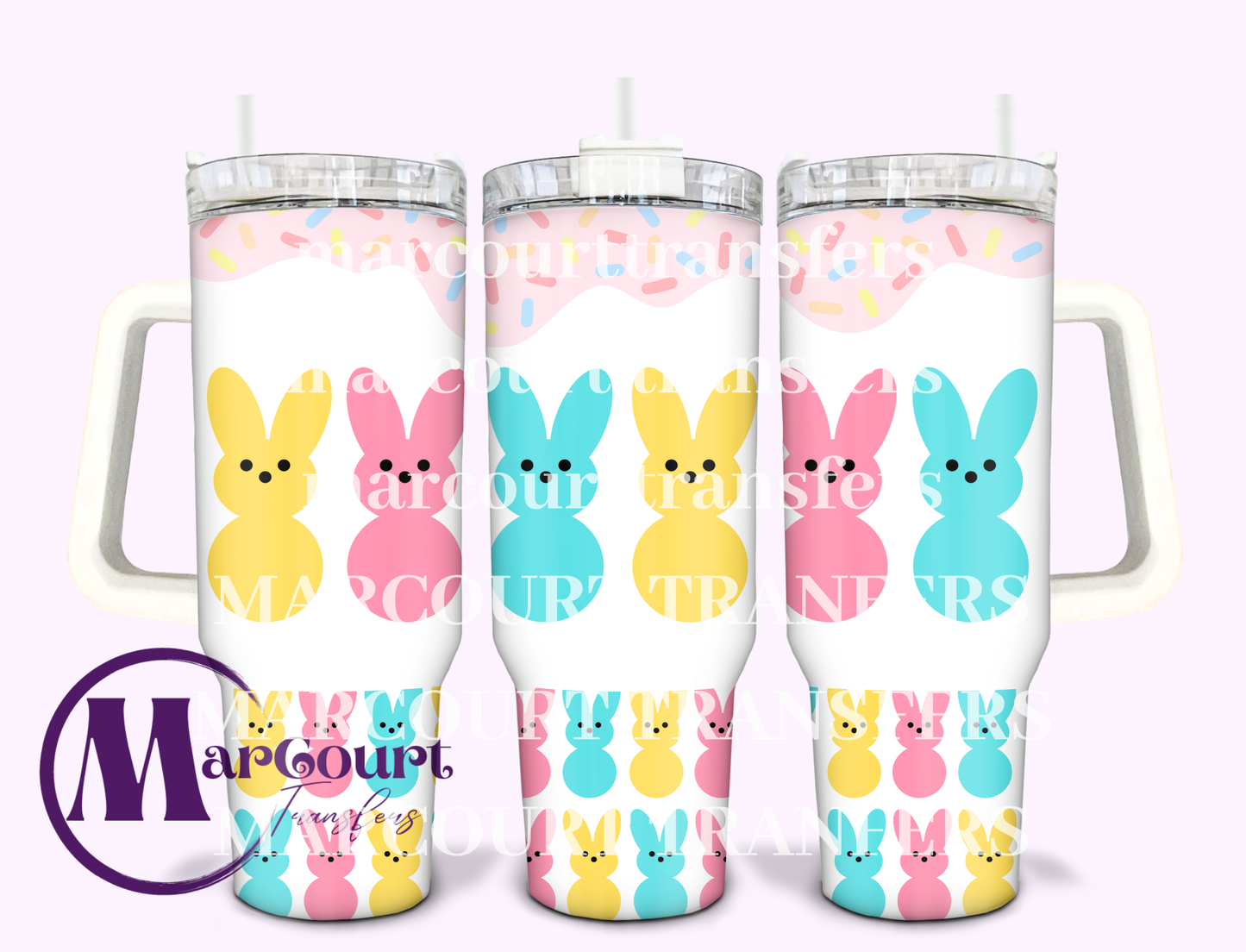 EASTER PEEPS-40 0Z-UV DTF CUP WRAP