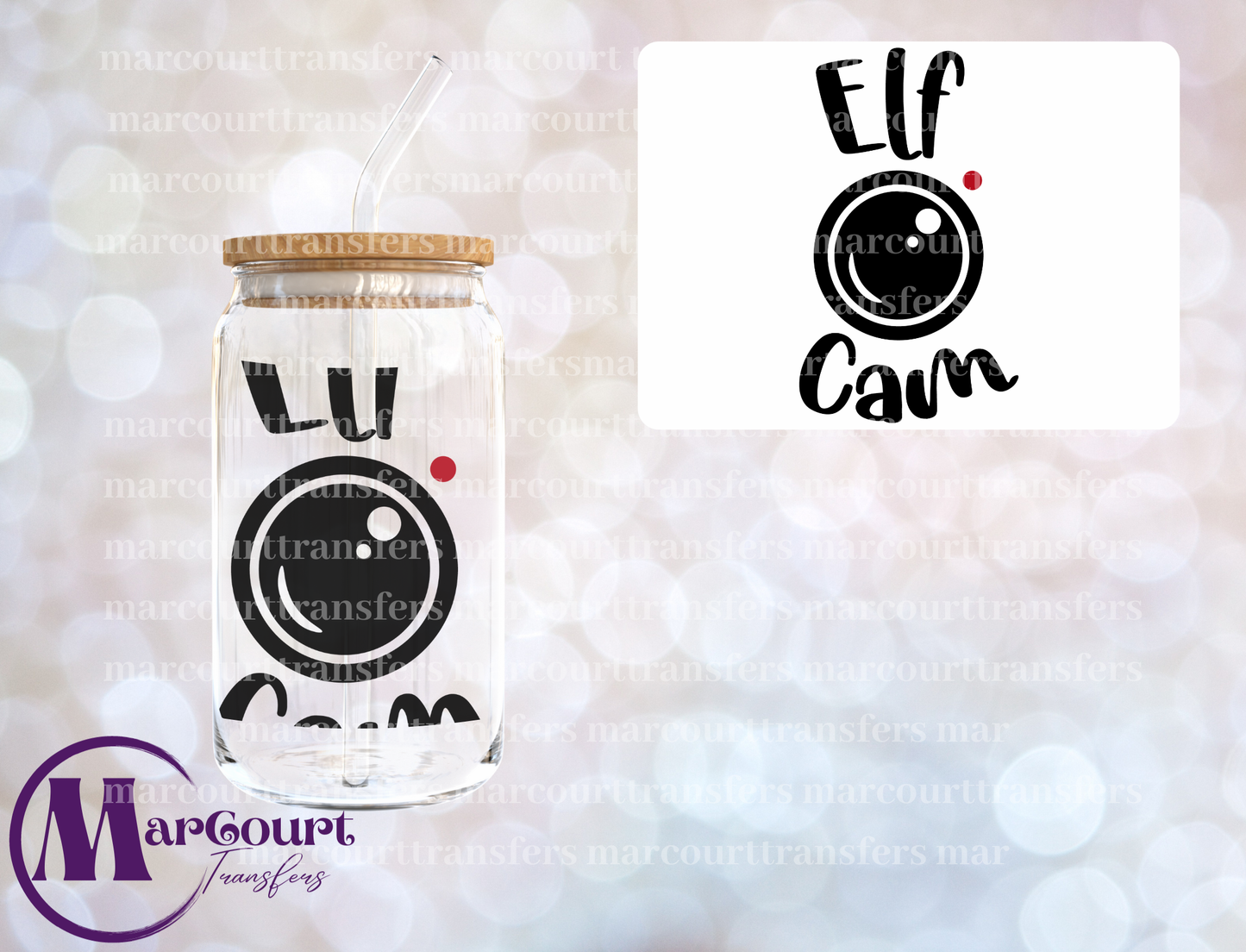 ELF CAM-DECAL-UV DTF CUP WRAP