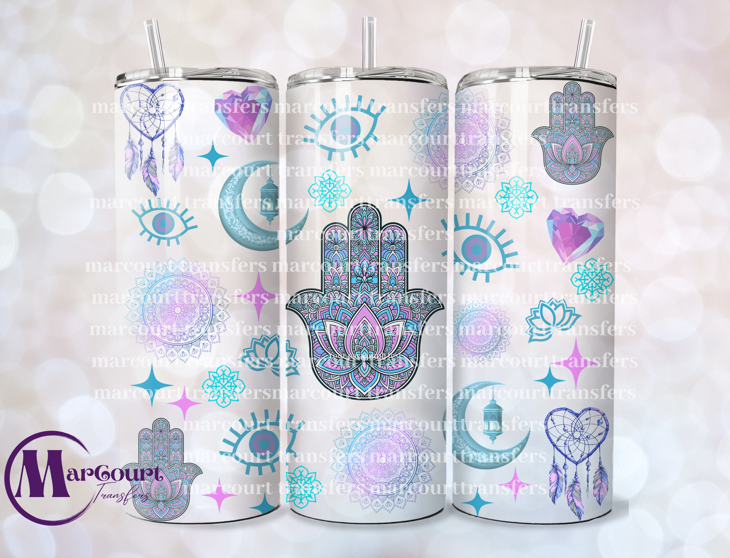 EVIL EYE 9-20 OZ-UV DTF CUP WRAP