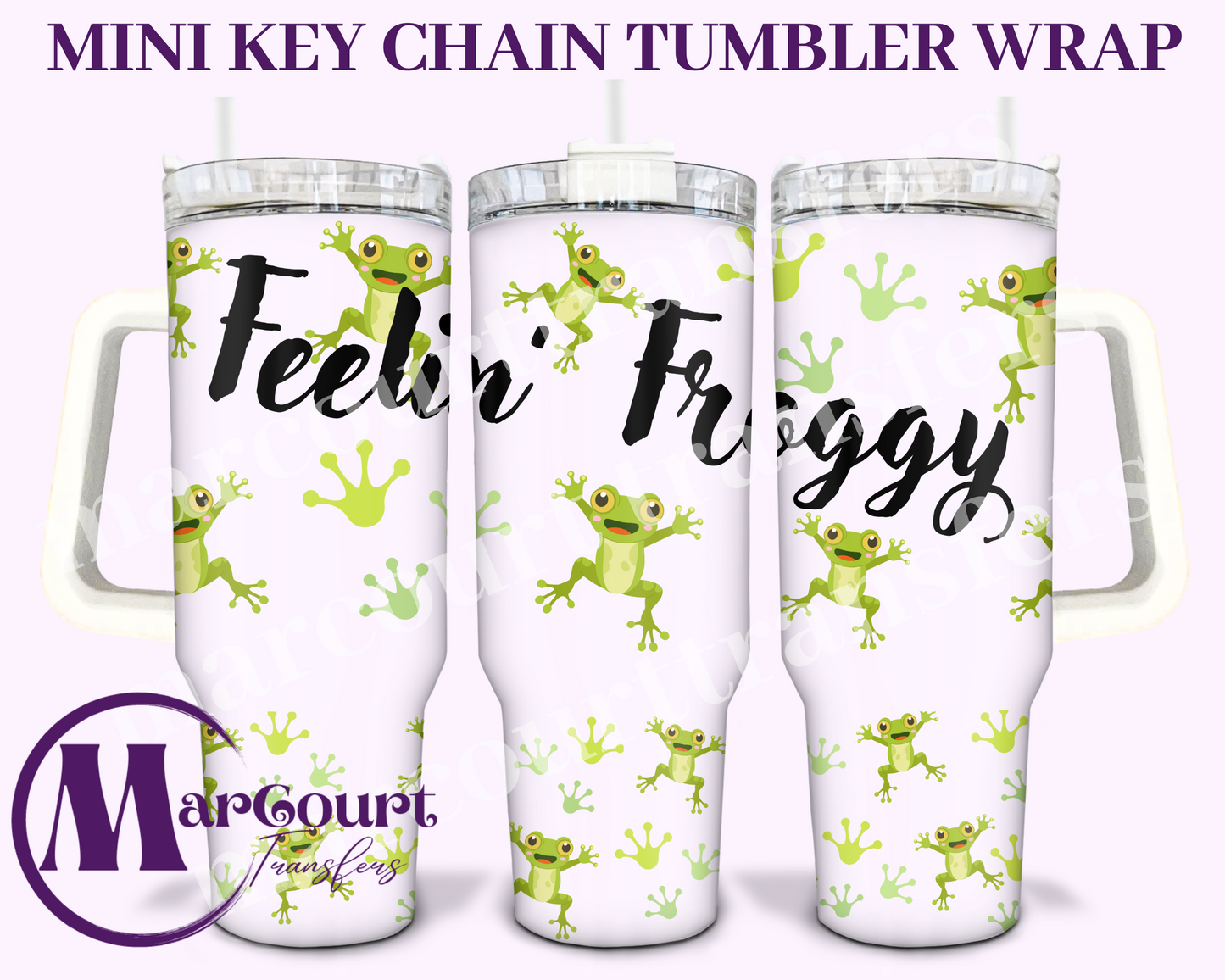 FEELIN' FROGGY-MINI TUMBLER KEYCHAIN WRAP