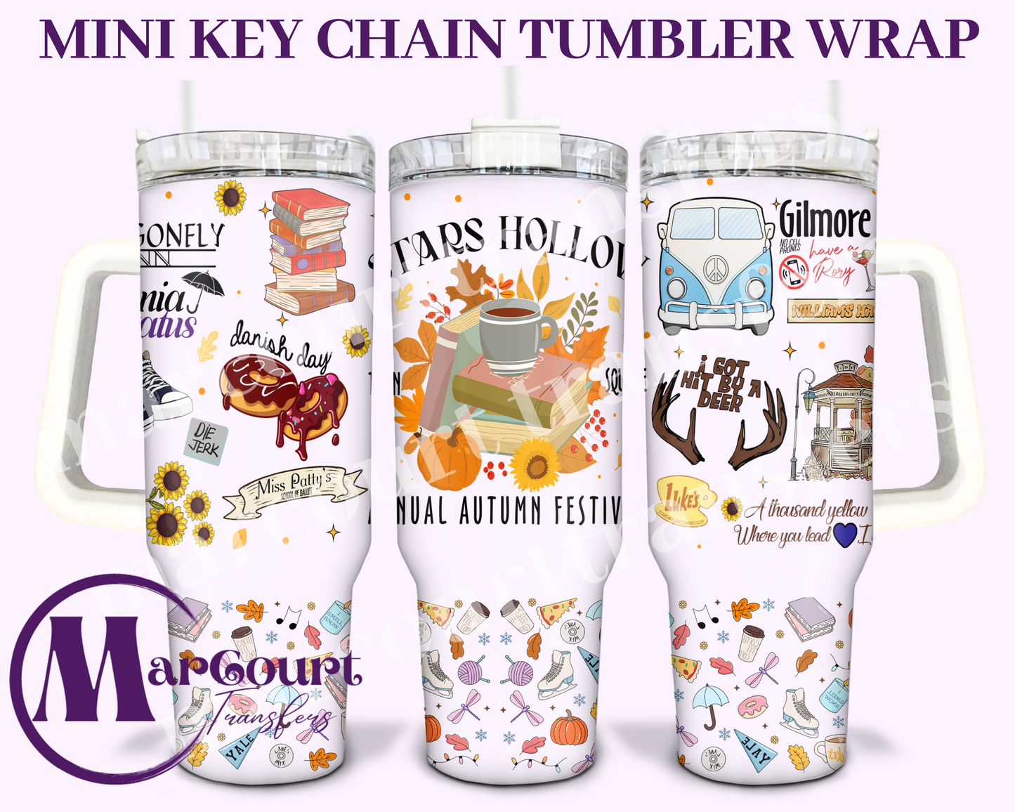 GILMORE GIRLS-MINI TUMBLER KEYCHAIN WRAP
