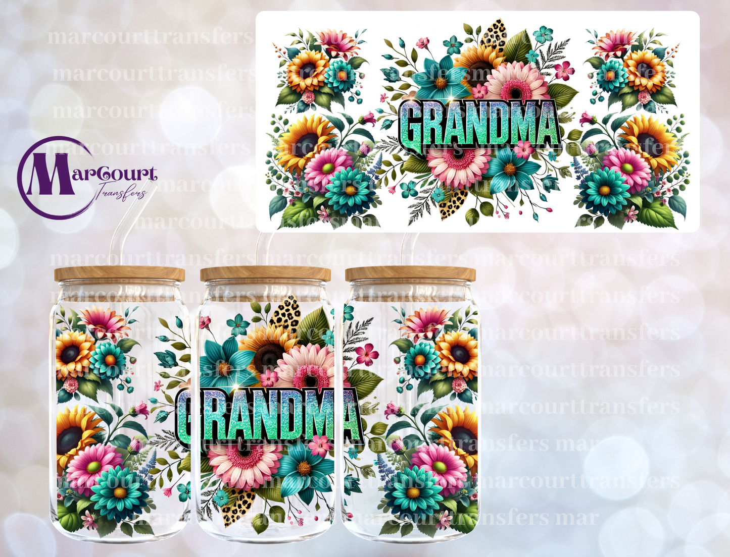 GRANDMA 2-16 0Z-UV DTF CUP WRAP