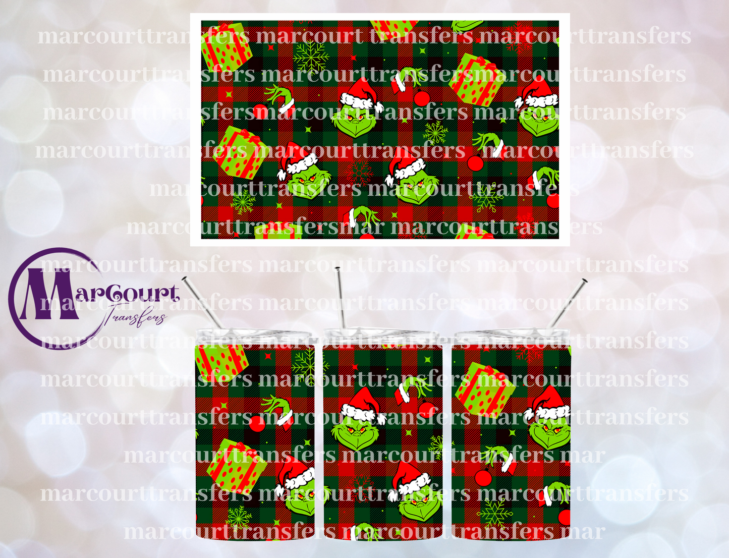 GRINCH PACKAGES-12 OZ TUMBLER SUBLIMATION