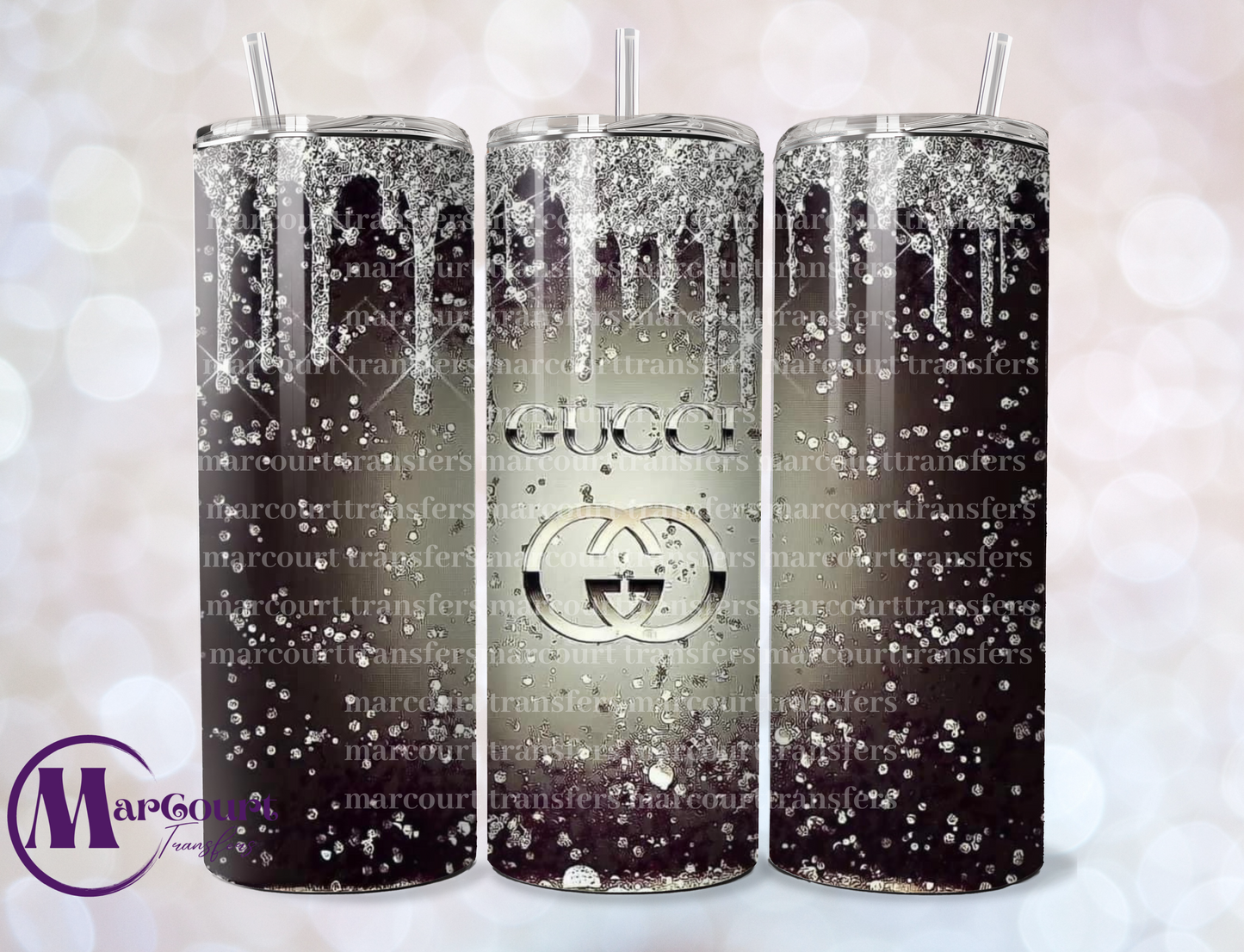GUCCI SPARKLY-SKINNY TUMBLER TRANSFER