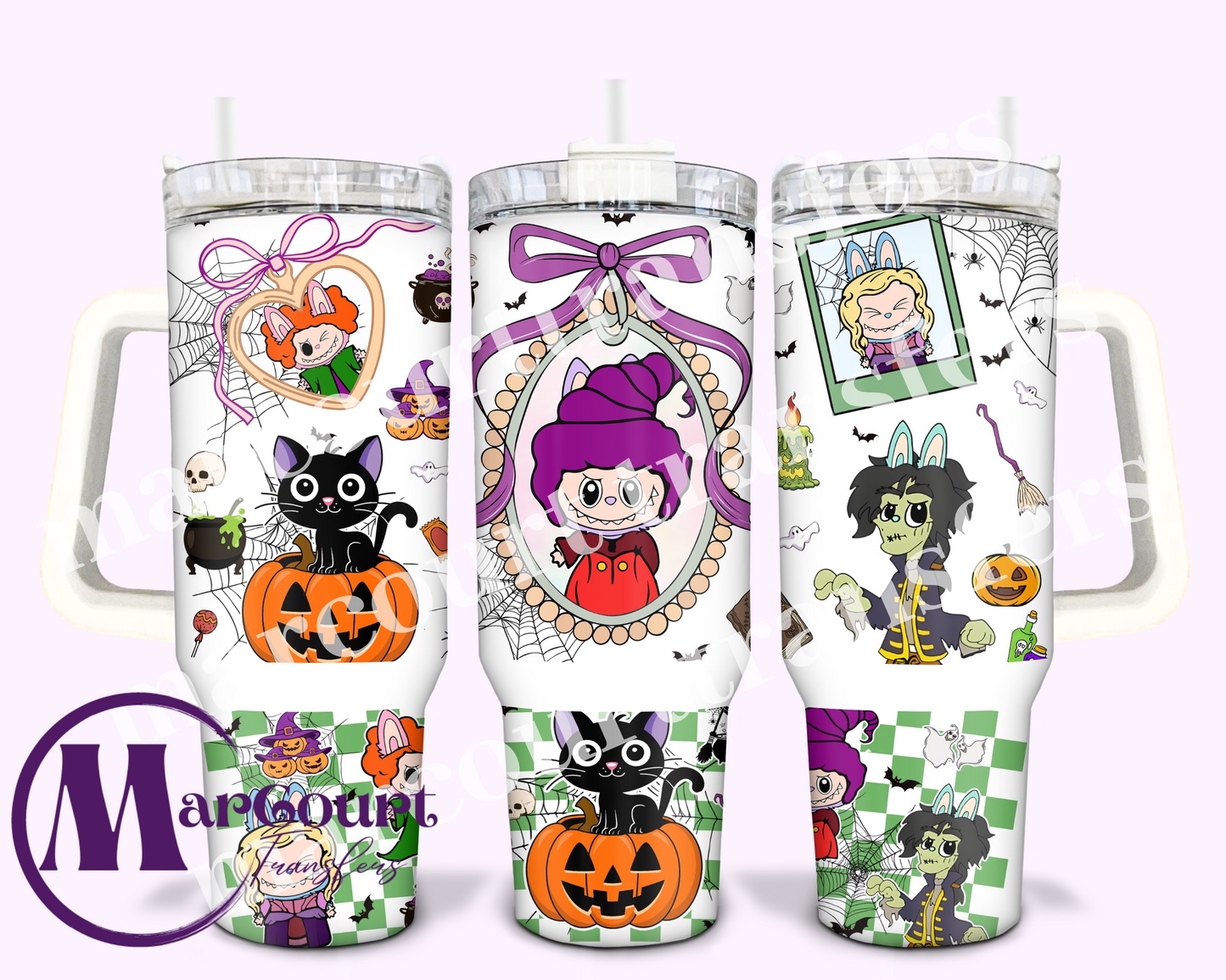 HALLOWEEN LABUBU-40 0Z-SUBLIMATION TUMBLER TRANSFER