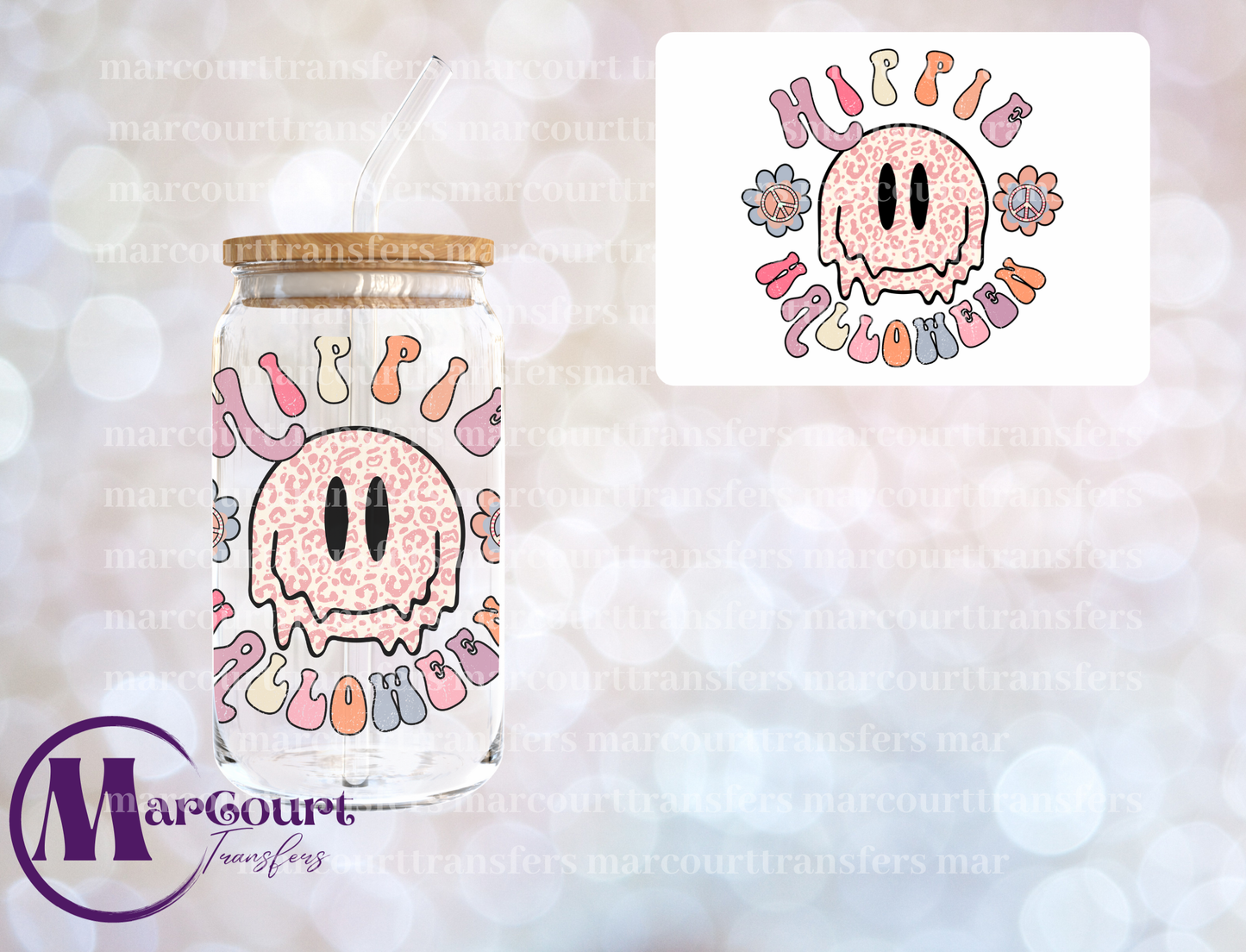 JUST WAITING FOR HALLOWEEN-DECAL-UV DTF CUP WRAP