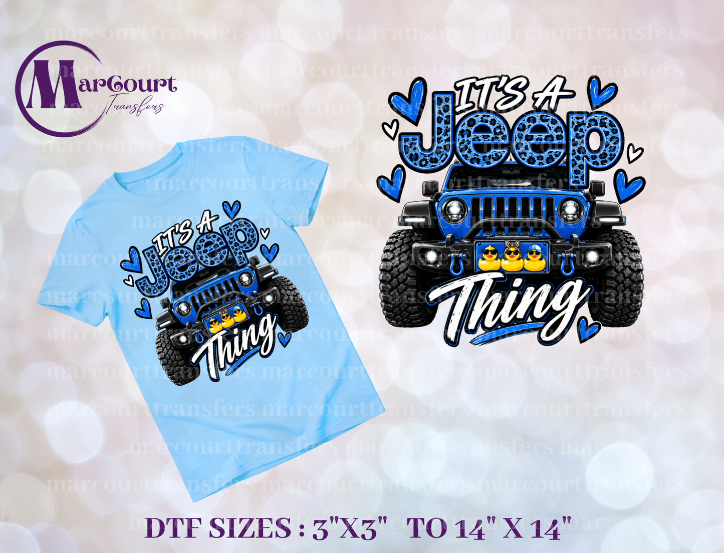 DTF-IT'S A JEEP THING BLUE