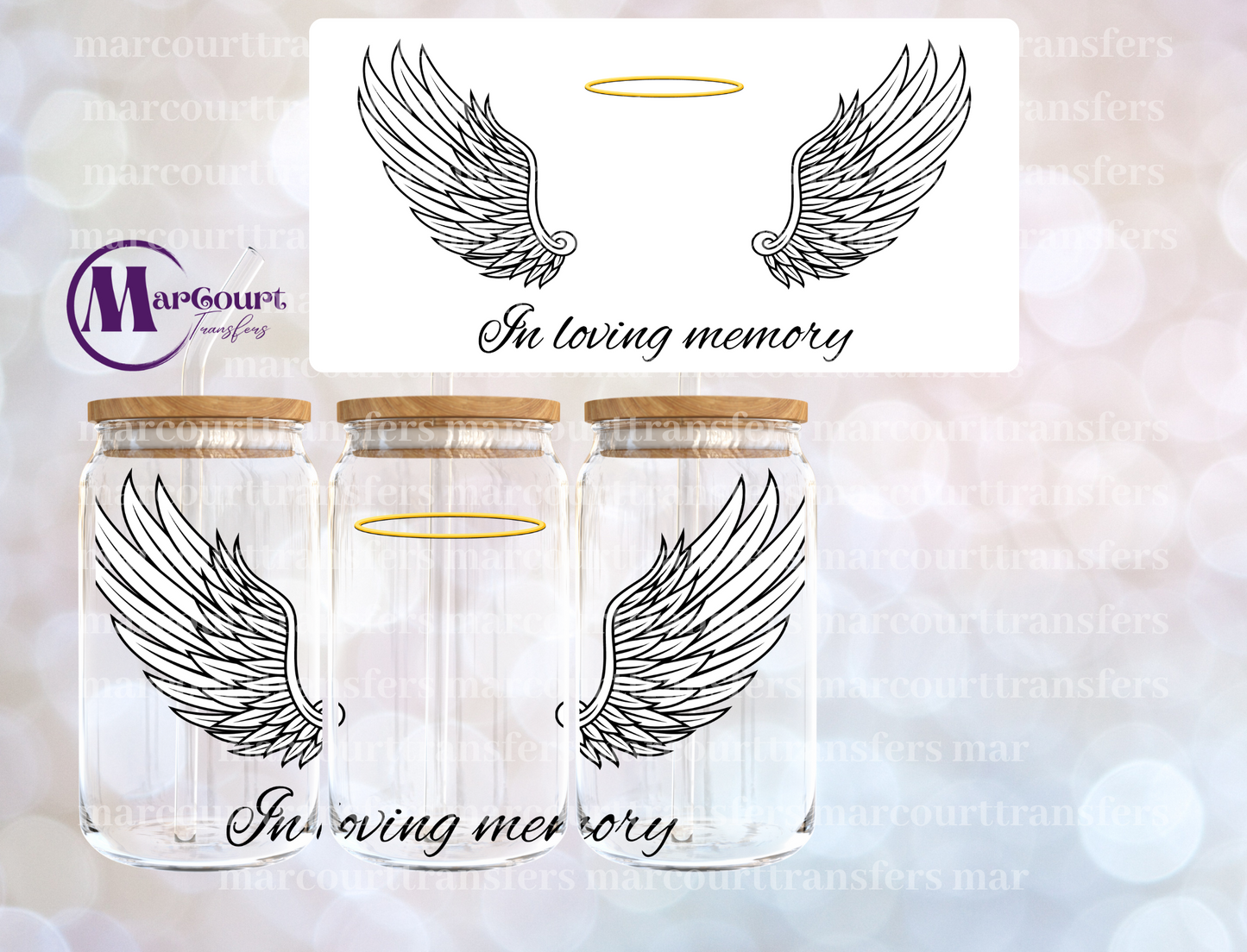 IN LOVING MEMORY-16 0Z-UV DTF CUP WRAP