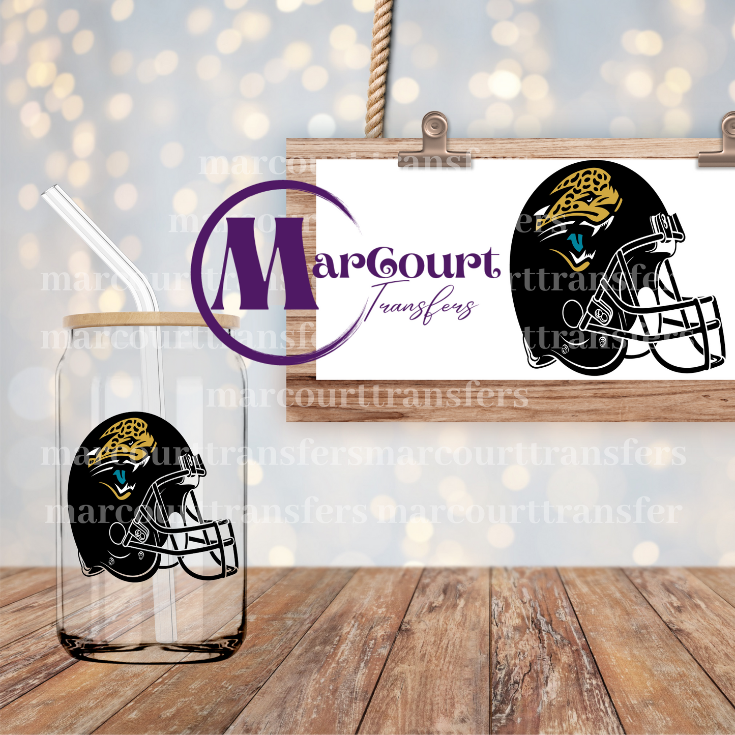 JACKSONVILLE JAGUARS DECAL-UV DTF CUP WRAP