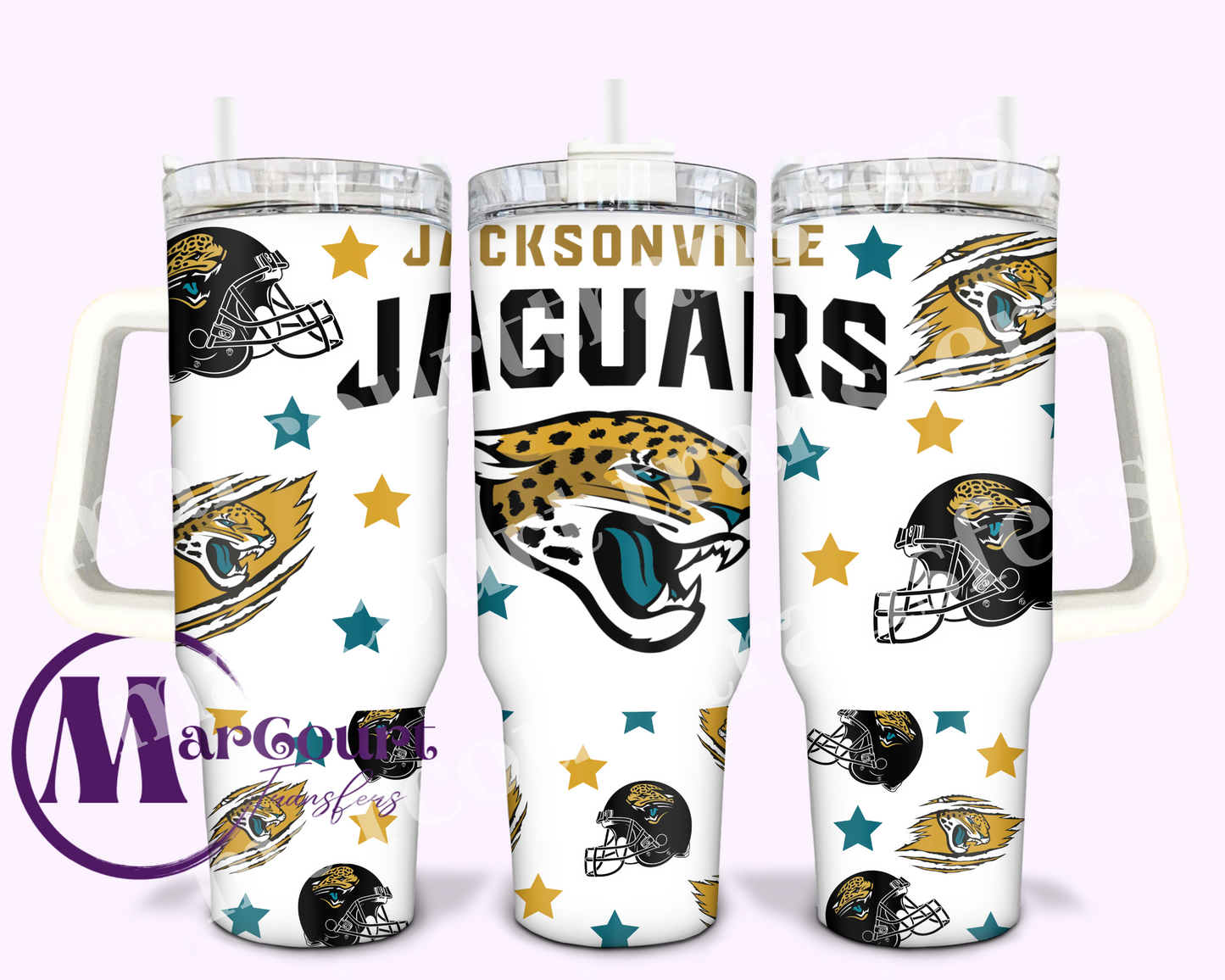JACKSONVILLE JAGUARS-40 OZ-UV DTF CUP WRAP