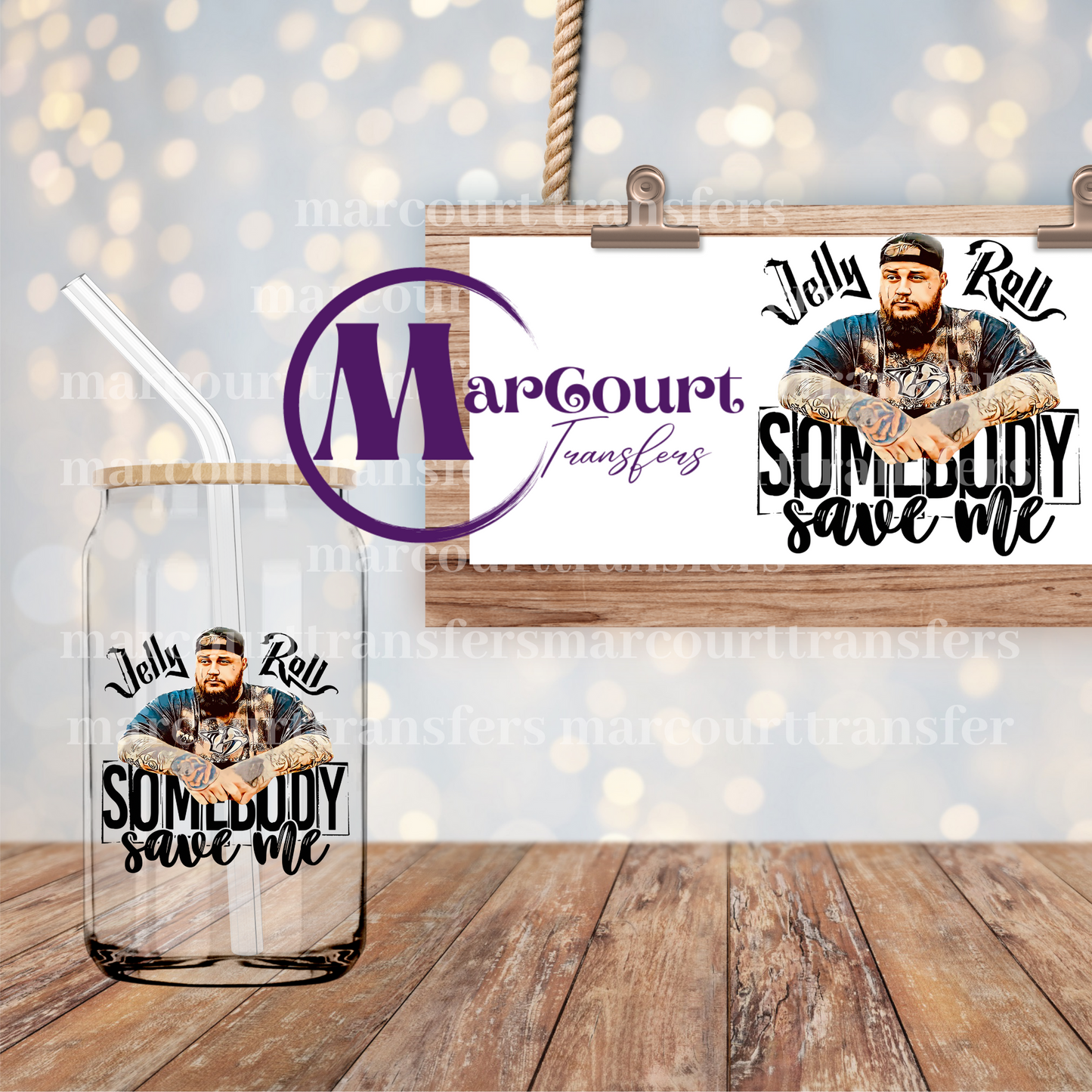 JELLY ROLL- DECAL-UV DTF CUP WRAP