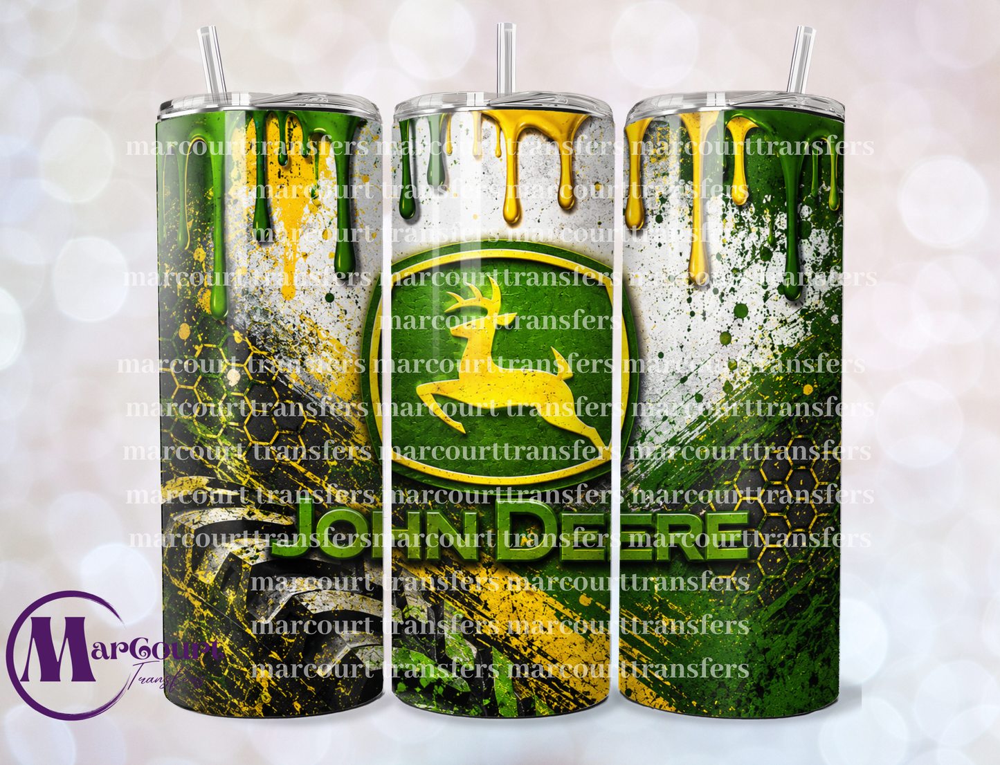 JOHN DEERE DRIP-20 OZ-UV DTF CUP WRAP