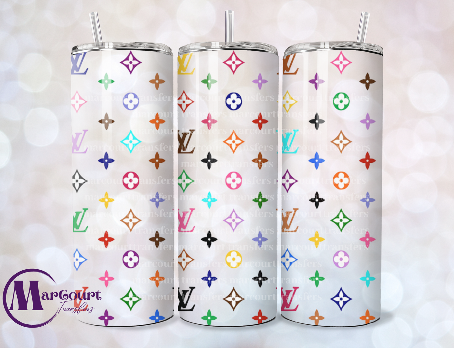 LV LOGO INSPIRED-SKINNY TUMBLER TRANSFER (SUBLIMATION)