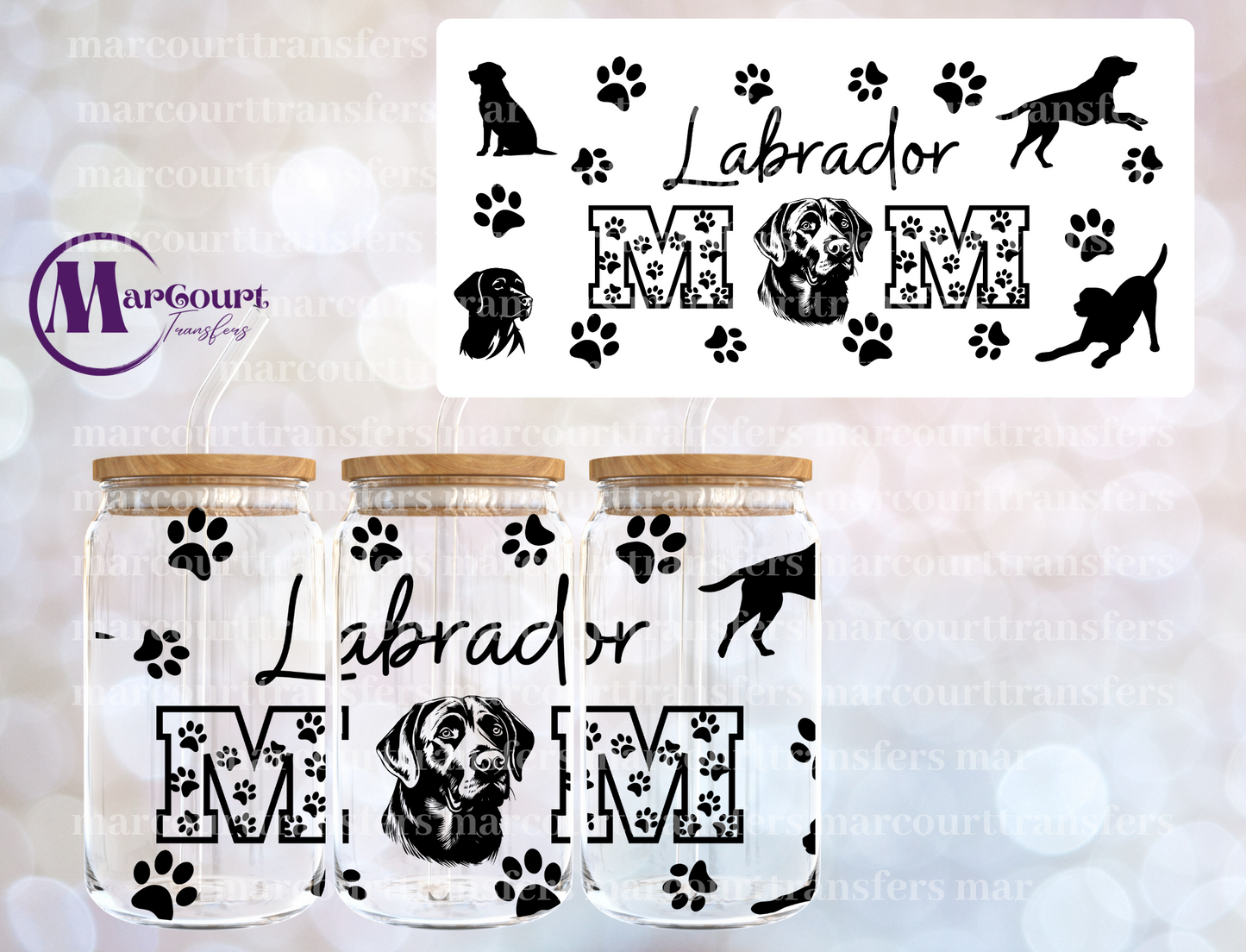 LABRADOR MOM-16 0Z-UV DTF CUP WRAP
