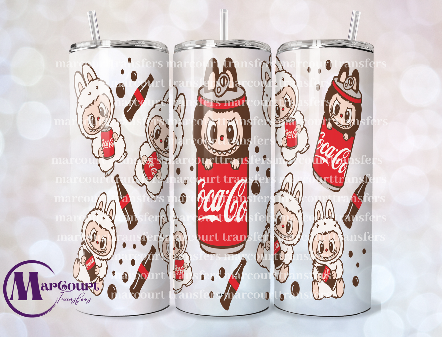 LABUBU COCA COLA-20-SKINNY TUMBLER TRANSFER (SUBLIMATION)