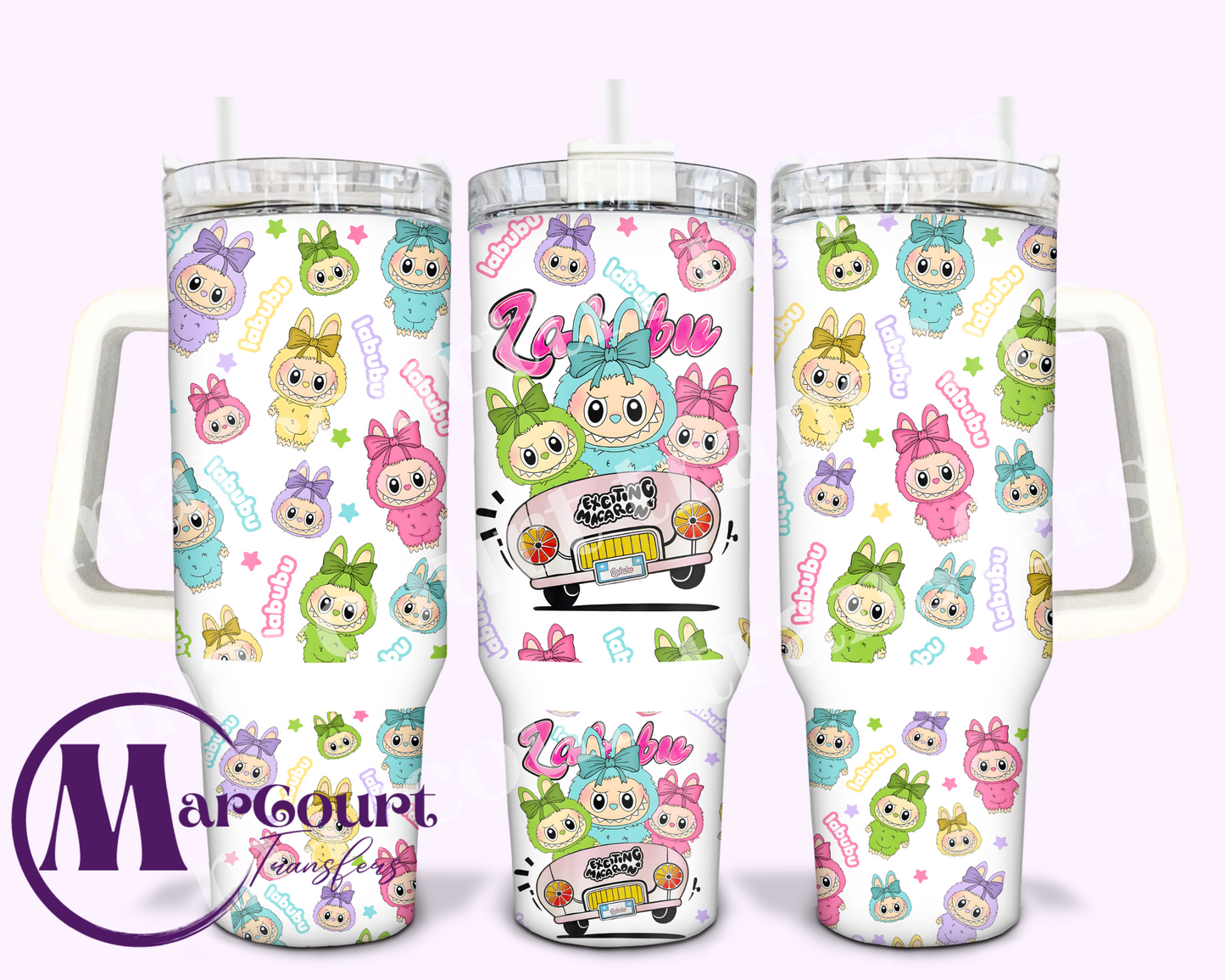 LABUBU-40 0Z-SUBLIMATION TUMBLER TRANSFER