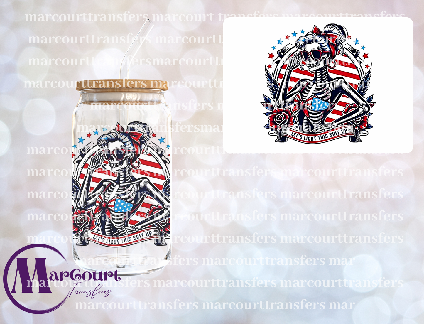 LETS LIGHT THIS SHIT UP-DECAL-UV DTF CUP WRAP