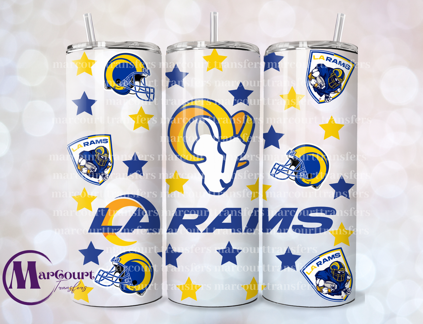 LOS ANGELES RAMS-SKINNY UV DTF TRANSFER
