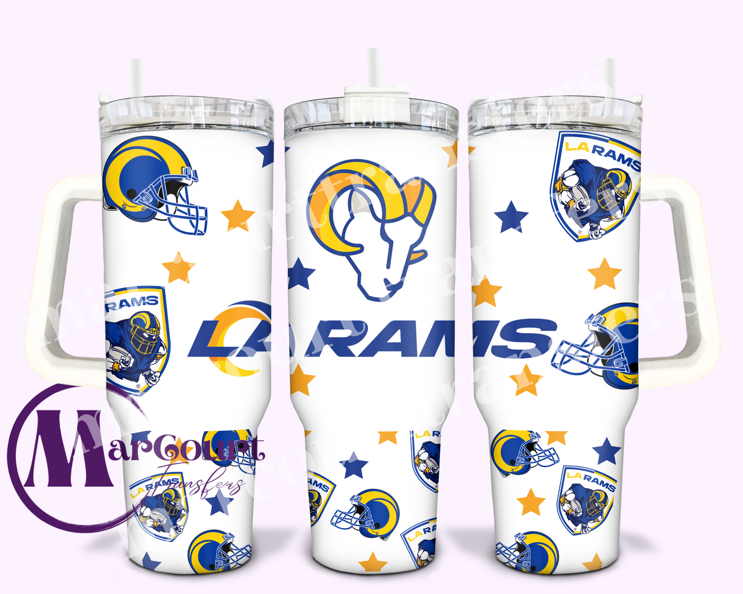 LOS ANGELES RAMS-40 OZ-UV DTF CUP WRAP