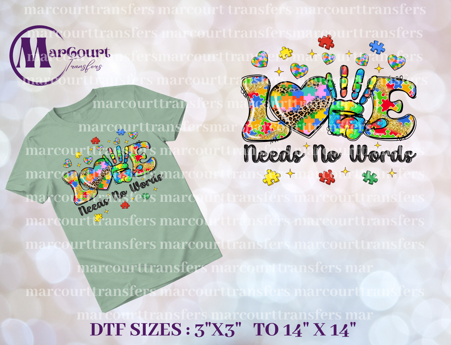 DTF-LOVE NEEDS NO WORDS