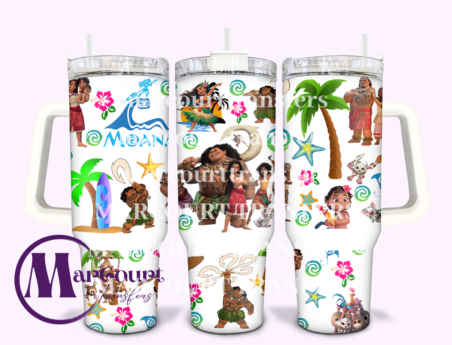MOANA-40 0Z-UV DTF CUP WRAP