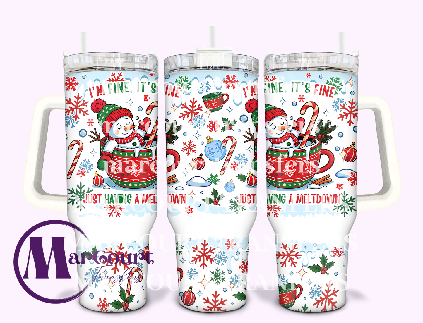 MELTDOWN-40 0Z-UV DTF CUP WRAP